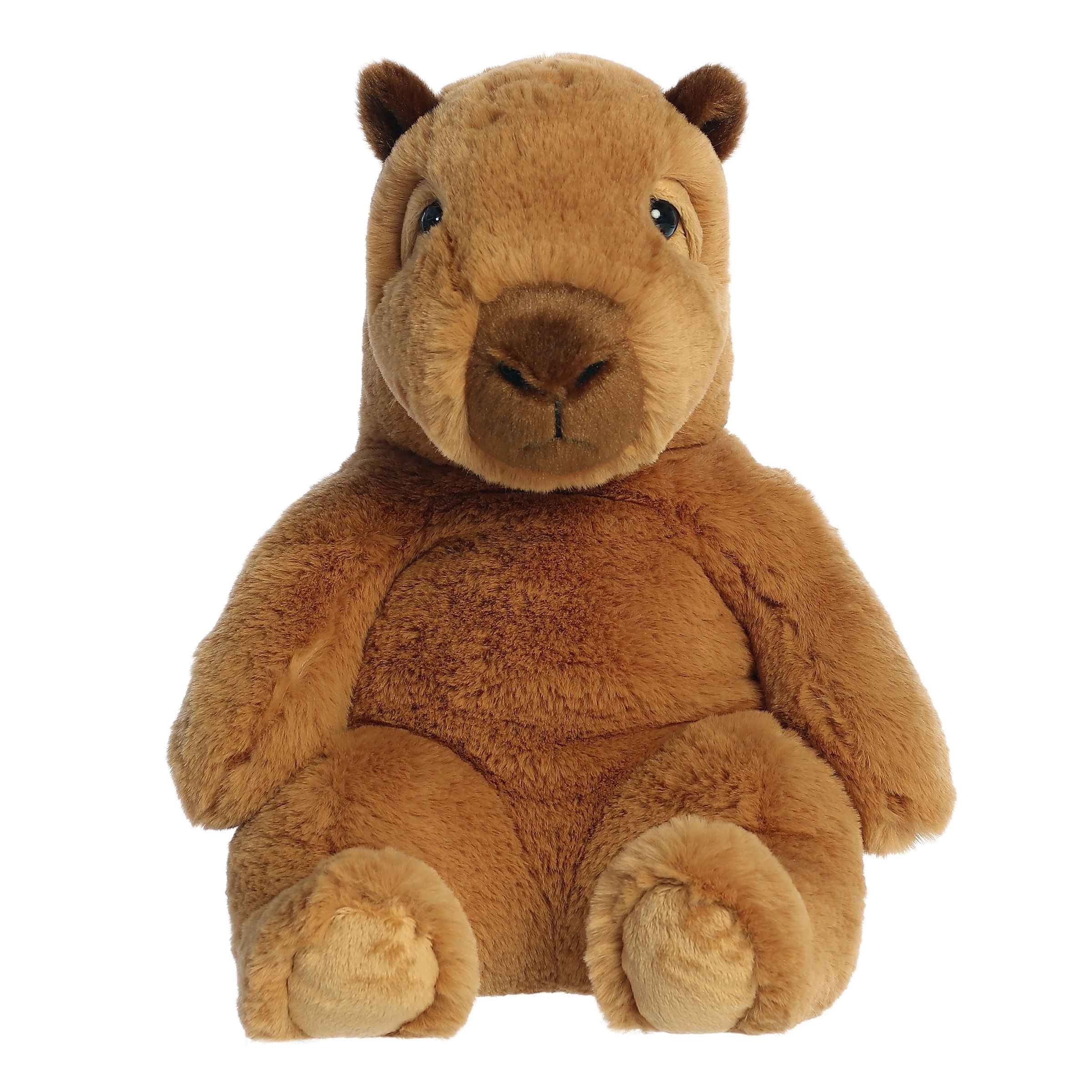 Aurora - Large Brown Sluuumpy - 11" Da Capybara - Cozy Stuffed Animal
