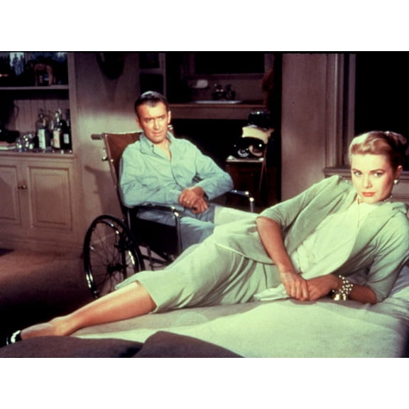 Art.com Rear Window, James Stewart, Grace Kelly, 1954 Photo, 16" x 12"
