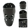 thumbnail image 5 of Blarkrus Cup Holder Motorcycle Pu Leather Skull Drink Holder, 5 of 7