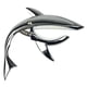 thumbnail image 1 of Cejilla de aleación de zinc para guitarra Shark Capo para guitarra acústica y eléctrica con buena sensación en la mano, sin vibraciones y duradera (plateada), 1 of 4