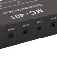 thumbnail image 3 of Small and Portable 4-input/1-output 3.5mm Stereo Condenser Microphone Mixer for Headphone, Speaker, PC, 3 of 4