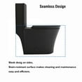 thumbnail image 6 of TICOZE Water-Saving Matte Black One-Piece Toilet with High-Efficiency Dual Flush 1.1/1.6 GPF, Elongated Comfort Design, Soft-Close Seat and Easy-Clean Skirted Trapway, 6 of 11