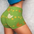 thumbnail image 4 of Fotbe Funny Chicken Seamless Shorts, Womens Workout Shorts High Waist Stretch Booty Short for Gym/Yoga/Running/Biking-Medium, 4 of 9