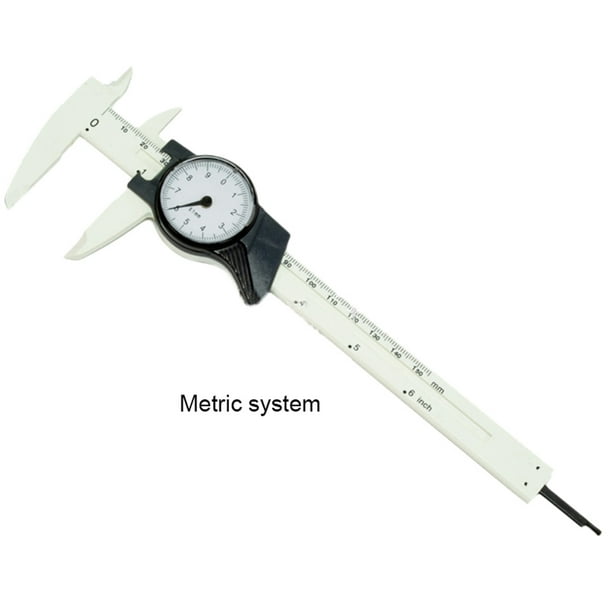 Dial Caliper 150mm 0.1mm Plastic Dial Vernier Caliper Measuring Tool
