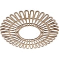 thumbnail image 2 of Ekena Millwork 28"OD x 10 3/8"ID x 1/4"T Cornelius Wood Fretwork Pierced Ceiling Medallion, Red Oak, 2 of 3