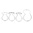 thumbnail image 4 of 4Pcs Premium Metal Butterfly Thumb Pick Finger Style Plectrum Guitar Strings Accessory Adjustable Metal Finger Picks for Guitar Bass Ukulele, 4 of 7