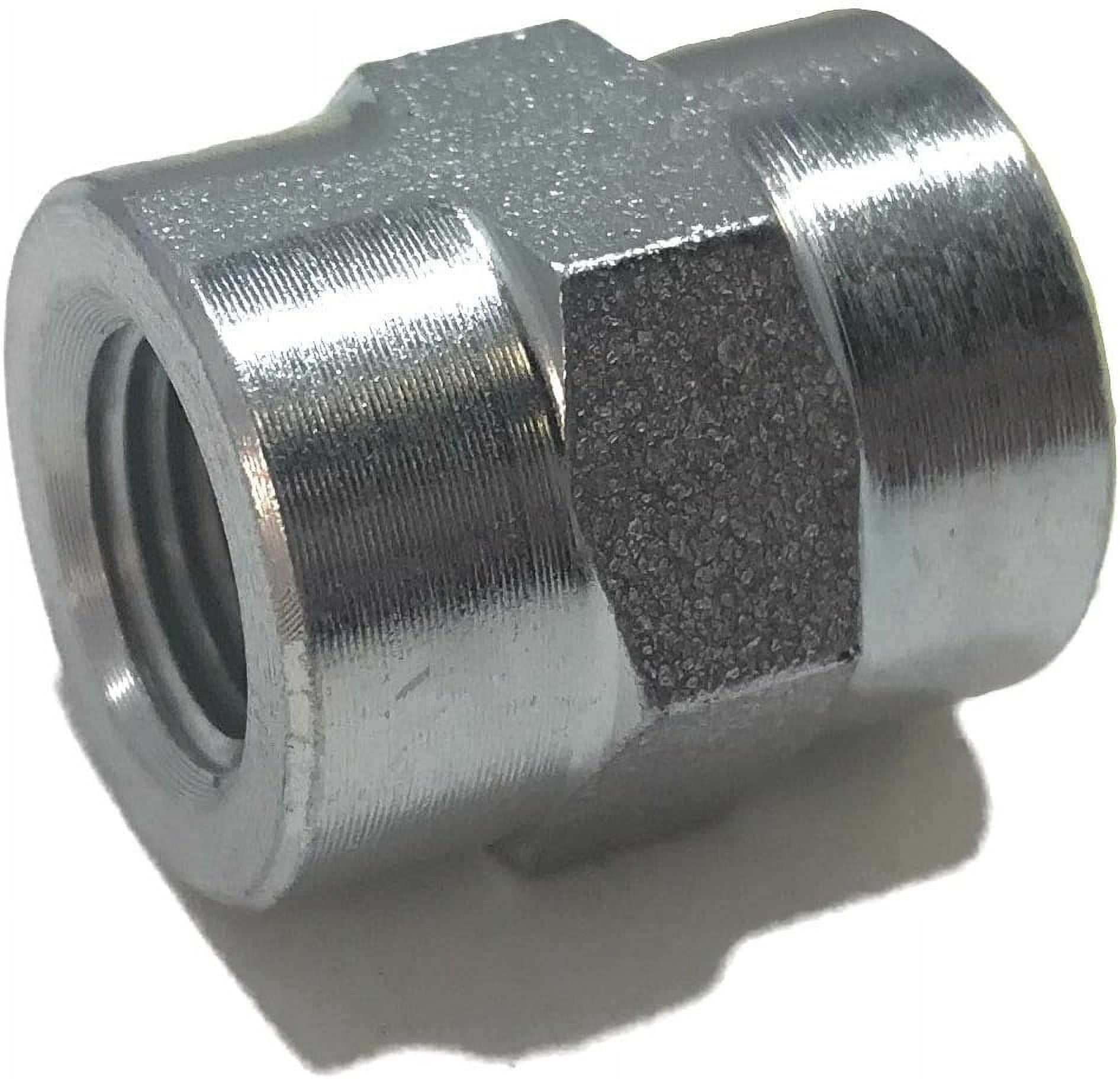 BSP Y Splitter 1/4" Connector - 3-Way Female Fitting, Nickel Plated Brass Faucet Splitter - Foto 2