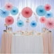 thumbnail image 3 of Juego de abanicos de papel para colgar en fiestas, decoración de guirnaldas de papel con patrón redondo para cumpleaños, bodas, eventos de graduación, accesorios, juego de 6 Zhivalor HMHZ894-6, 3 of 7