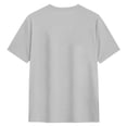 thumbnail image 6 of NinXxx Men's Custom Photo Print Summer Short Sleeve Personalized Tee Light Gray XXXL, 6 of 7