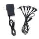 thumbnail image 5 of Pedal de efecto de guitarra eléctrica,Cadena de margaritas,Cable de alimentación para pedales de efectos de guitarra,Cable divisor de cable de 1 a 6 vías,Gatos redondos en ángulo recto, 5 of 9