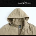 thumbnail image 3 of Chaqueta Cortavientos Chaqueta Lisa Con Capucha, 3 of 8