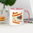 thumbnail image 3 of CafePress - Bass Trombone Musical Bazooka Mugs - 11 oz Ceramic Mug - Novelty Coffee Tea Cup, 3 of 4