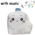 thumbnail image 5 of Muñeco de leche musical Lankybox, tiburón, árbol, cubo, sin música, juguetes que brillan en la oscuridad, peluche fantasma, muñeco de peluche robot cuadrado/astuto, 19 cm x 20 cm, sin música, 5 of 5