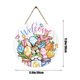 thumbnail image 3 of Decoraciones de Pascua, huevos de Pascua, conejito, letrero colgante de madera, decoración, letrero de puerta festivo, letrero de bienvenida, estilo natural, fondo de madera, celebra la primavera, fel, 3 of 6