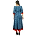 thumbnail image 4 of Bimba Womens Designer Flaired kurta Dress Printed Rayon Kurti Clothing, 4 of 8