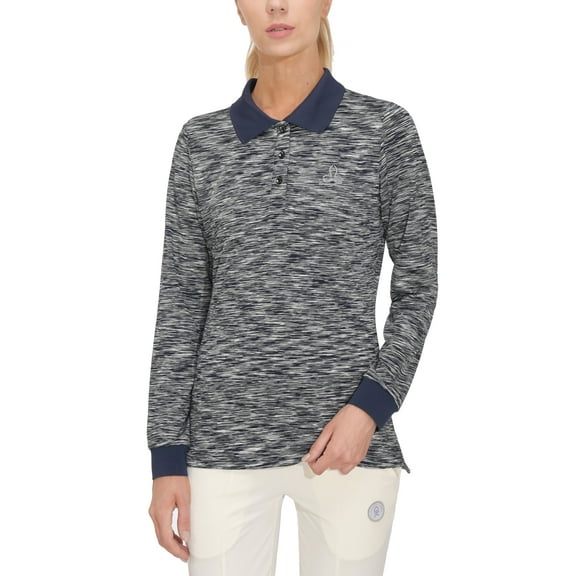 Women's Quick Dry Polo Shirt Long Sleeve Golf Shirt Stretch UV Protection Sports Tennis T-Shirt Size S