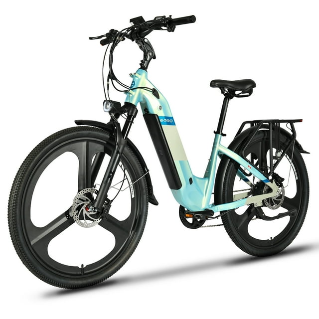 EMMO Pulse Pro Ebike 29in Low Step Torque Sensor 750W 48V/15.6Ah - Front Shock - 95km Range - Chameleon Blue
