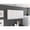 White, variant on Black Color - Two Divisions - American Style Kitchen - Easy to Install
