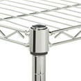 thumbnail image 4 of paproos 4 Tier Metal Storage Shelves, Kitchen Storage Shelf ,Metal Storage Shelves Unit Perfect for Laundry Bathroom Closet Shelves Microwave Stand (Black), 4 of 5