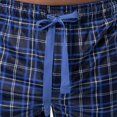 thumbnail image 2 of Pantalón de Pijama para Hombre IZOD Lite Touch Fleece a Cuadros Azul Marino Talla L, 2 of 5
