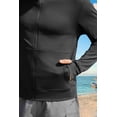 thumbnail image 6 of Men's UPF 50+ Full Zip Up Sun Protection Hoodie Jacket Long Sleeve Lightweight UV Shirts for Men Hiking Fishing, 6 of 8
