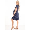 thumbnail image 3 of Women's Short Sleeve Butterfly Dress With Ruffles, 3 of 4