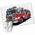 thumbnail image 6 of Red Fire Truck Bathroom Rug Washable 2x3 Entryway Rug Non Slip Funny Cute Car Front Door Mat Low Pile Indoor Doormat Throw Floor Carpet for Kitchen Bedroom Entrance, 6 of 8