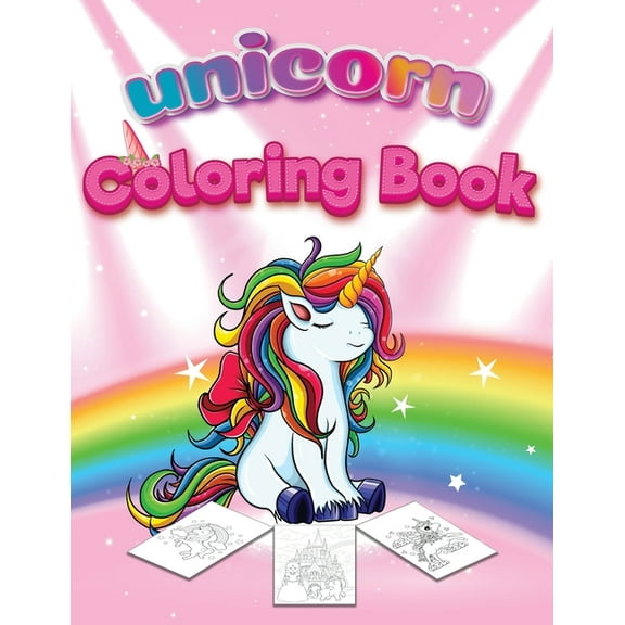 Unicorn Coloring Book for Kids Ages 4-8: (Coloring Books for Kids) (Paperback)