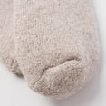 thumbnail image 3 of Winter Women Solid Color Thicken Thermal Warm Middle Tube Soft Woolen Socks, 3 of 8