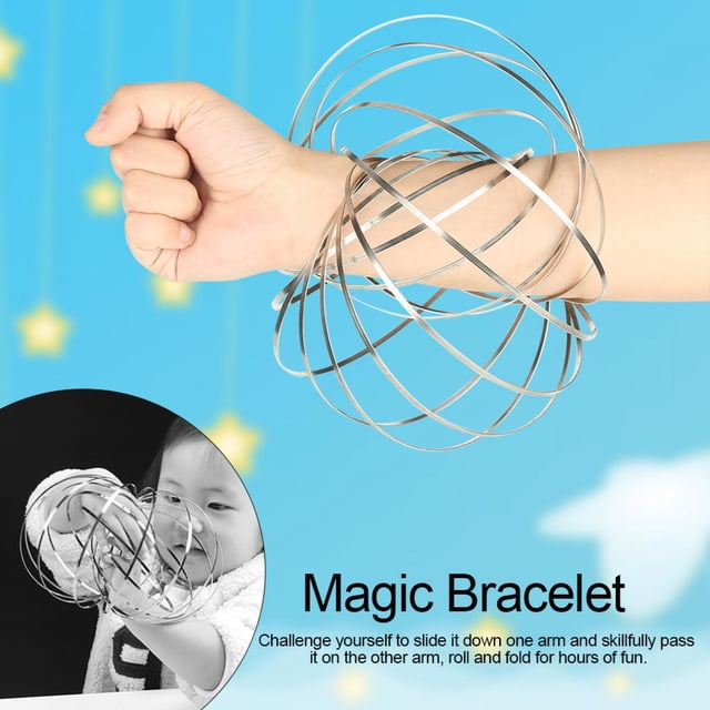 Ring Game Creative Bracelet Stainless Steel Ring Interactive Game Stress Relieve Exercise Toys