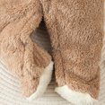 thumbnail image 6 of Gunia Toddler Boys Girls Hooded Pajamas Hooded Winter Romper Jumpsuit Flannel Snowsuit Bodysuit Onesie Clothes Set Coffee 0-3 Months, 6 of 7