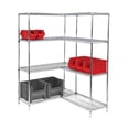 thumbnail image 3 of Quantum Wire 4-shelf Starter Unit - 12" x 48" x 74" - Chrome, 3 of 4