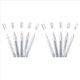 thumbnail image 1 of 10 Uds Rotuladores de Pintura de Repuesto VacíOs BolíGrafos de Pintura Recargables en Marcador Recargable VacíO para Pintar Tubo de Pluma Transparente, 1 of 5