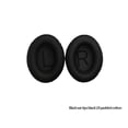 thumbnail image 2 of Almohadillas de cuero Injueey para auriculares montadas en la cabeza reemplazo de orejera transpirable Negro, 2 of 6