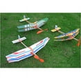 thumbnail image 2 of Kid Education Toy Rubber Band Powered Glider Biplane Assemble Aircraft Plane Toy, 2 of 6