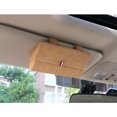 thumbnail image 2 of Sunglasses Case Suede Leather Universal Car Visor Eyeglasses Protective Holder, 2 of 7