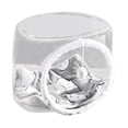 thumbnail image 5 of oshhni Cats Space Clear Capsule Activity Center Cat Plays Ball for Cats Kitty Square Flannel Door, 5 of 9