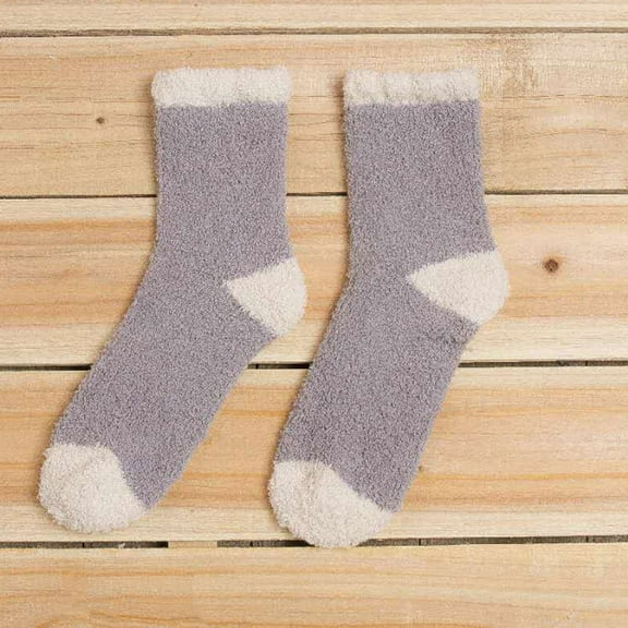Vedolay Ankle Socks Women's Crew Socks Casual Soft Bootie Socks Above Ankle Socks,Gray One Size