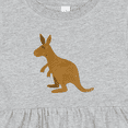 thumbnail image 4 of Inktastic Kangaroo Cute Girls Baby Dress, 4 of 5
