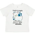 thumbnail image 3 of Inktastic This Llama Loves His Mama with Blue Hearts Boys Toddler T-Shirt, 3 of 5