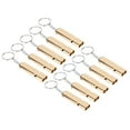 thumbnail image 1 of Keychain Whistle, Portable Emergency Whistle  For Hiking For Fishing Gold, 1 of 8