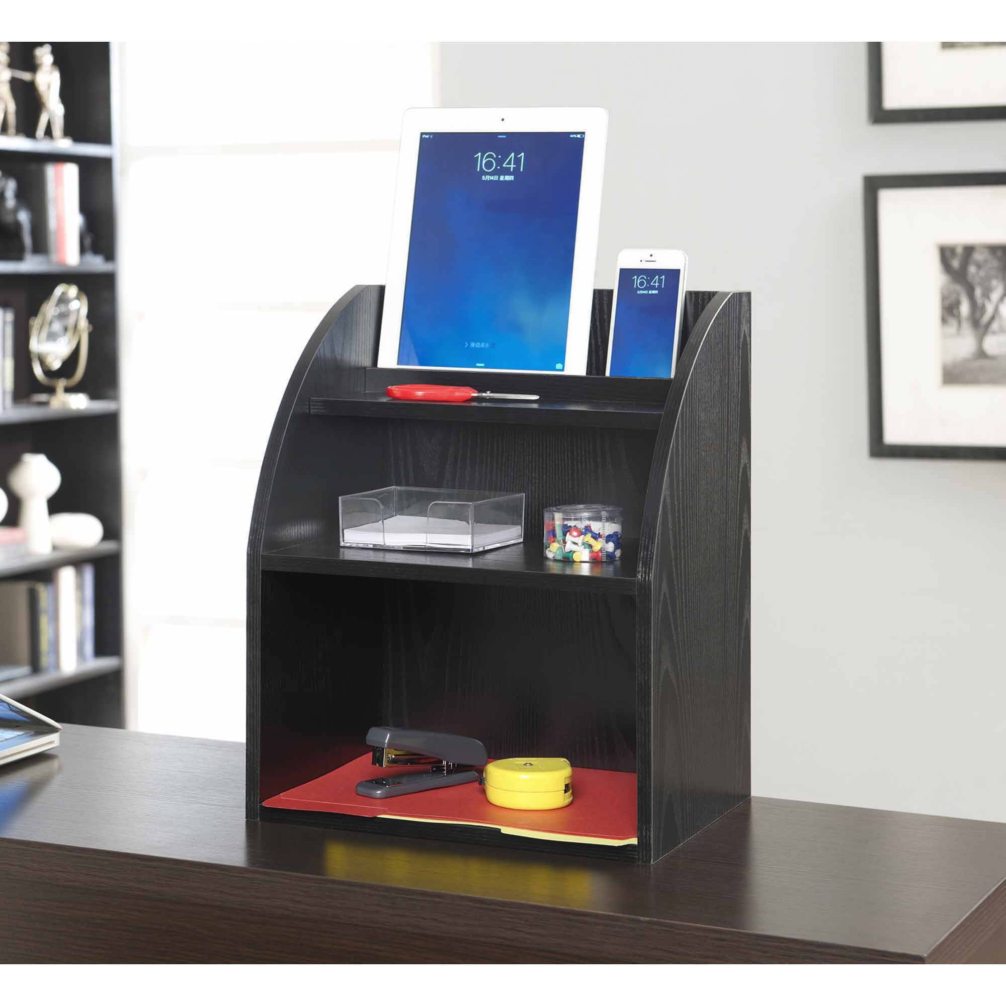 Convenience Concepts Designs2Go Desktop Organizer with Shelf Walmart