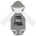 thumbnail image 3 of Inktastic I Want To Grow up To Be a Engineer Like My Daddy Boys or Girls Long Sleeve Baby Bodysuit, 3 of 5