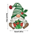 thumbnail image 3 of 24 Pcs Christmas Gnome Wooden Hanging Ornaments Gnome Wood Ornaments For Christmas Tree Gnome Tree Decor 2D Wood Design, 3 of 8