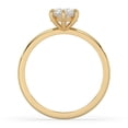 thumbnail image 4 of GIMELIS Pear Cut Lab Grown Diamond Solitaire Engagement Ring 14K Yellow Gold, 4 of 4
