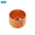 thumbnail image 3 of Unique Bargains 7/8 Inch ID Copper Pipe Fitting End Cap Sweat Plug Solder Connection Plumbing HVAC Air Conditioner 3 Pack, 3 of 6