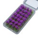 thumbnail image 5 of Modelo de paisaje de racimo de flores DIY con mechones tupidos de flores artificiales para accesorios Violeta, 5 of 9