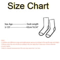 thumbnail image 2 of MXIEZI 3-15T Kids Girls Knee High Socks Toddler Long Boot Silly Tall Socks 3 Pairs, 2 of 11