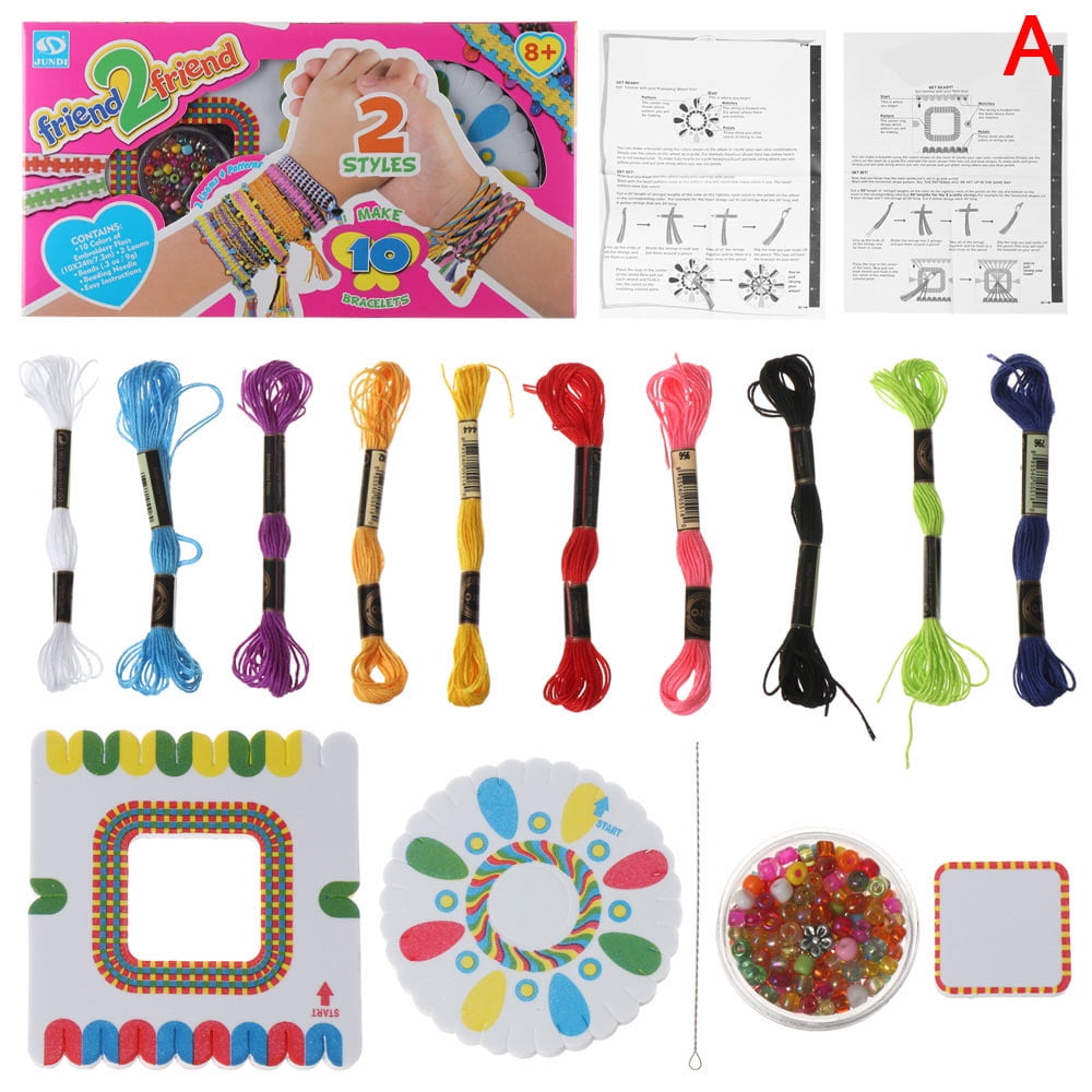 Friendship Bracelets Making Kit – DIY KNOTZ Braclet Maker