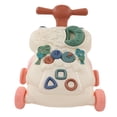 thumbnail image 2 of Bebé aprendiendo a caminar coche infantil niños dibujos animados música forma juguete a juego centro de actividadesrojo, 2 of 14